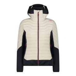 Kurtka damska turystyczna CMP 34Z2486. Białe kurtki sportowe damskie CMP, na zimę, m, bez wzorów, bez kaptura, narciarskie. Za 614.00 zł.