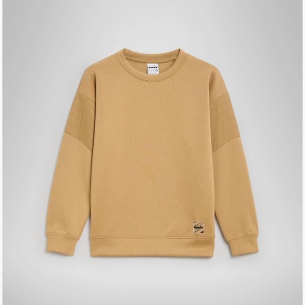 Bluza damska DIADORA L. SWEATSHIRT CREW URBANITY. Brązowe bluzy damskie Diadora, l, bez wzorów, bez kaptura. Za 139.99 zł.