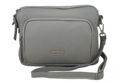Listonoszka skórzana BARBERINI'S j. szary 990-8. Szare torebki shopper damskie Barberinis, bez wzorów, ze skóry, biznesowe, małe, bez dodatków. Za 239.99 zł.