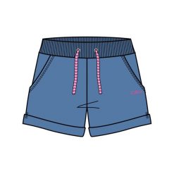 Dresy dziewczęce CMP. Niebieskie spodenki dla dziewczynek CMP, na lato, bez wzorów, z dresówki. W wyprzedaży za 77.45 zł.