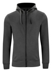 Clique Classic Hoody Full Zip bluza z kapturem i zamkiem. Szare bluzy męskie CLIQUE, s, bez wzorów, z bawełny, z kapturem. Za 330.15 zł.