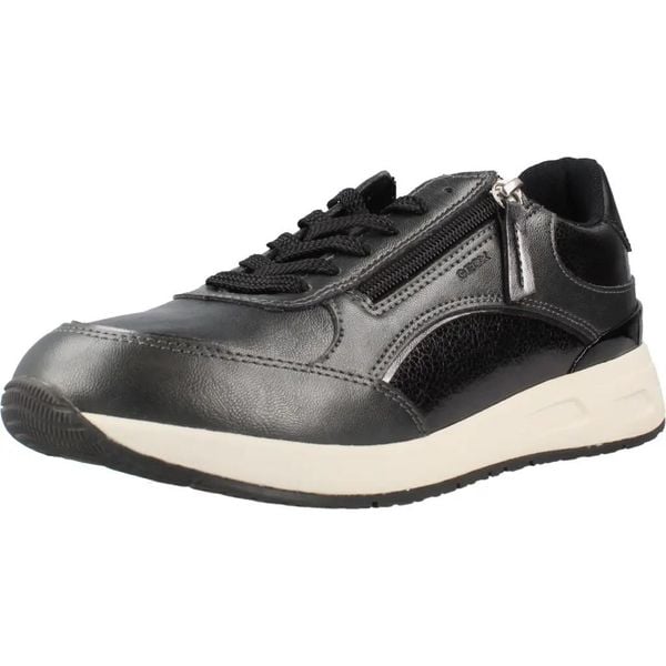 Buty GEOX D65NQB 0BC22 D BULMYA Czarny. Czarne obuwie sportowe damskie Geox, bez wzorów, z syntetyku, na fitness i siłownię. Za 398.99 zł.