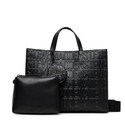 Torebka Steve Madden. Czarne torebki do ręki damskie Steve Madden, bez wzorów, bez dodatków. Za 659.99 zł.