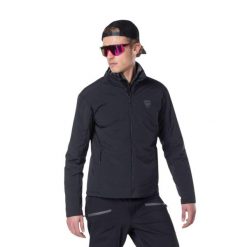 Kurtka narciarska Rossignol męska Opside JKT czarna. Czarne kurtki męskie Rossignol, l, bez wzorów, bez kaptura. Za 699.99 zł.