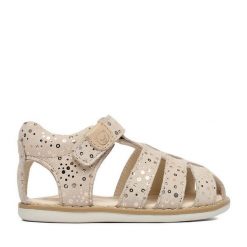 Sandały Lasocki Kids. Brązowe sandały dziewczęce Lasocki Kids, bez zapięcia. Za 119.99 zł.