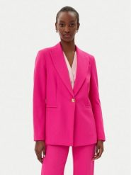 Maryley Marynarka 25EB187/M27/43AL Różowy Regular Fit. Czerwone żakiety damskie Maryley, m, bez wzorów, z syntetyku. Za 279.99 zł.