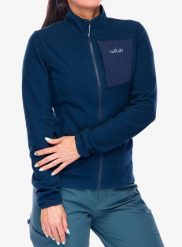 Bluza rozpinana damska Rab Tecton Jacket. Niebieskie bluzy damskie RAB, s, bez wzorów, z materiału, bez kaptura. Za 315.50 zł.