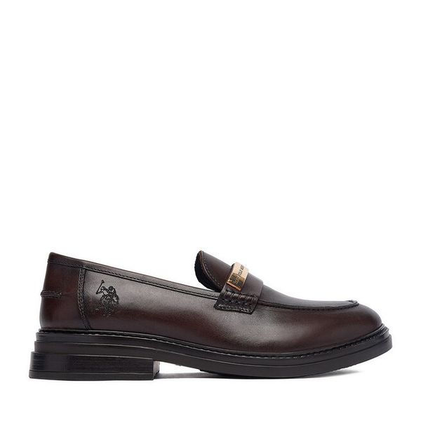 Loafersy U.S. Polo Assn. Brązowe mokasyny damskie U.S. Polo Assn. Za 246.99 zł.