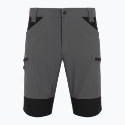Spodenki męskie KADVA TerraLine. Szare krótkie spodenki sportowe męskie KADVA, m, bez wzorów, z bawełny, outdoorowe. Za 109.99 zł.