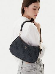 Guess Torebka 180227 Czarny. Szare torebki do ręki damskie Guess, z aplikacjami, ze skóry, bez dodatków. Za 549.99 zł.