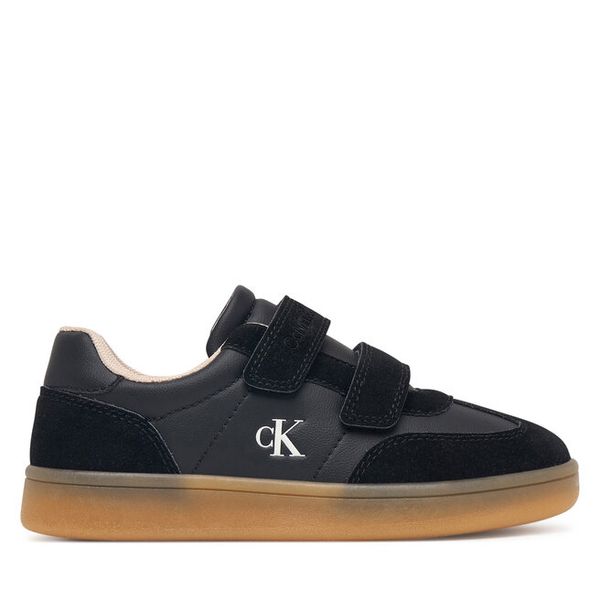 Sneakersy Calvin Klein. Czarne trampki i tenisówki chłopięce Calvin Klein, bez wzorów, bez zapięcia. Za 359.99 zł.