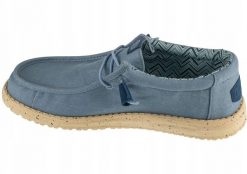 HEY DUDE Hey Dude Wally Stretch Canvas 40700-5DD Blue 47. Brązowe trampki męskie Hey dude, bez wzorów, bez zapięcia. Za 258.77 zł.