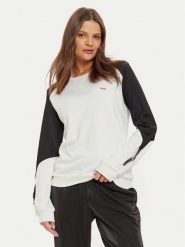 Liu Jo Sport Bluza TF4149 F0778 Biały Regular Fit. Białe bluzy damskie Liu Jo Sport, m, bez wzorów, z bawełny, bez kaptura. Za 479.99 zł.