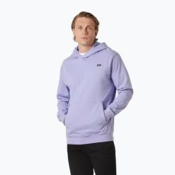 Bluza męska Helly Hansen Core Graphic Sweat Hoodie. Fioletowe bluzy męskie Helly Hansen, m, bez wzorów, bez kaptura. Za 199.99 zł.