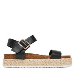 Espadryle Call It Spring. Czarne sandały damskie Call it Spring, bez wzorów, bez obcasa, bez zapięcia. Za 329.99 zł.