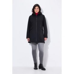 Damskie Kurtka softshellowa HYPRAR hydrofobowa kaptur. Czarne kurtki damskie Ulla Popken, plus size, bez wzorów, z materiału, bez kaptura. Za 639.99 zł.