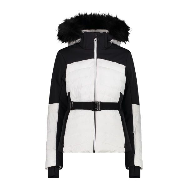 Kurtka damska narciarska CMP 34W4436F. Białe kurtki damskie CMP, na zimę, xs, bez wzorów, bez kaptura. W wyprzedaży za 1,119.99 zł.