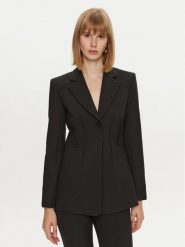 Simona Corsellini Marynarka A24CPGI017 Czarny Slim Fit. Czarne żakiety damskie SIMONA CORSELLINI, bez wzorów, z syntetyku. Za 1,719.00 zł.