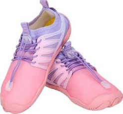 Springos Buty do wody damskie rozm. 36 szybkoschnące buty na plażę, do pływania różowo-fioletowe UNIWERSALNY. Czerwone obuwie sportowe damskie SPRINGOS, bez wzorów, bez obcasa, bez zapięcia. Za 73.32 zł.