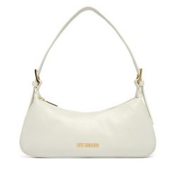 Torebka LOVE MOSCHINO. Białe torebki do ręki damskie Love Moschino, bez wzorów, klasyczne, bez dodatków. Za 659.99 zł.