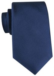 Męski Krawat - Granatowy z Mikrofakturą - Angelo di Monti. Niebieskie krawaty i muchy Angelo di Monti, bez wzorów, z tkaniny, eleganckie. Za 49.99 zł.