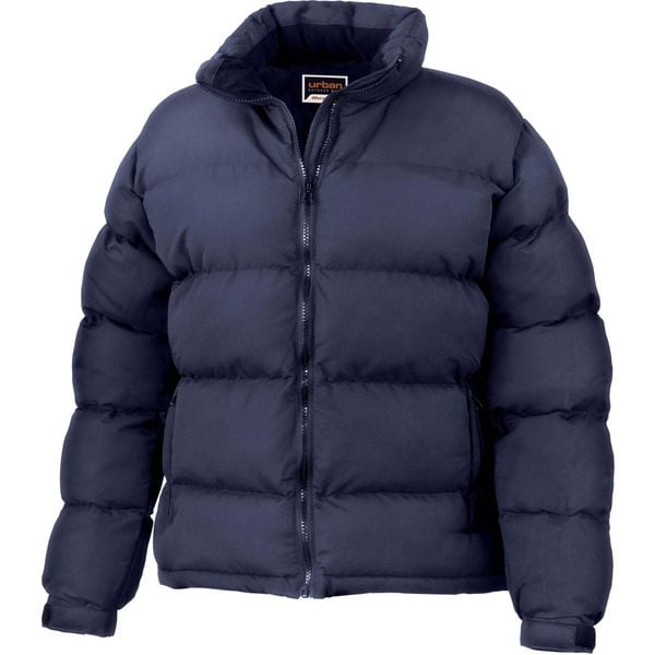 Damska kurtka puchowa Result Holkham. Niebieskie kurtki damskie RESULT, bez wzorów, z puchu, bez kaptura. Za 247.00 zł.