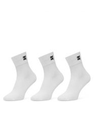 DC Shoes Skarpety długie AS_DC_01Z_SS25 (3-PACK) Biały. Białe skarpety damskie DC Shoes, bez wzorów, z bawełny. Za 44.99 zł.