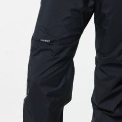 Spodnie do biegania w terenie przeciwdeszczowe damskie Kiprun Run 900 Rain. Czarne spodnie sportowe damskie KIPRUN, l, bez wzorów, z materiału, do biegania. Za 189.99 zł.