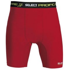 Spodenki uciskowe męskie Select Profcare 6402 czerwone. Czerwone krótkie spodenki sportowe męskie Select, l, bez wzorów, do piłki nożnej. Za 167.50 zł.