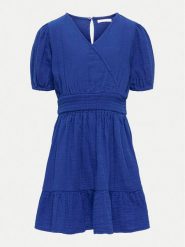 Kids ONLY Sukienka letnia Thyra 15339620 Niebieski Regular Fit. Niebieskie sukienki dla dziewczynek Kids Only, na lato, bez wzorów, z bawełny, bez ramiączek. Za 89.99 zł.
