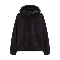 Damska bluza z kapturem z haftem CMP. Czarne bluzy damskie CMP, xl, bez wzorów, z materiału, z kapturem. Za 312.50 zł.