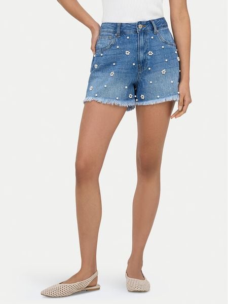 ONLY Szorty jeansowe Zuma 15370792 Niebieski Regular Fit. Niebieskie szorty damskie Only, s, bez wzorów, z jeansu. Za 169.99 zł.