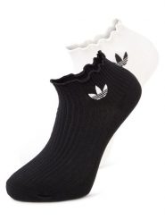 Adidas Originals Skarpety w 2-paku Kobiety Dżersej czarny|biały, S. Białe skarpety damskie adidas Originals, bez wzorów, z dżerseju. Za 79.95 zł.