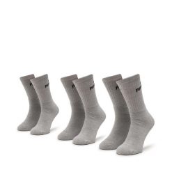 Skarpety długie Puma. Szare skarpety damskie Puma, bez wzorów. Za 29.99 zł.