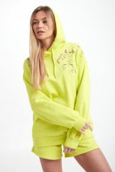 Bluza dresowa damska ERMANNO FIRENZE. Bluzy damskie Ermanno Firenze, bez wzorów, z dresówki, bez kaptura. W wyprzedaży za 1,005.95 zł.
