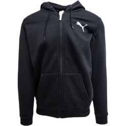 Bluza z kapturem zapinana na zamek błyskawiczny Puma Essentail Logo. Białe bluzy męskie Puma, m, bez wzorów, z polaru, z kapturem. W wyprzedaży za 221.95 zł.