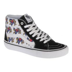 Buty Vans Skate Wolf Sk8 Hi Pro VN0A45JD11Z czarne. Czarne trampki męskie bez wzorów, z gumy, za kostkę, bez zapięcia. Za 376.43 zł.