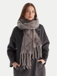 Calvin Klein Szalik Emblem Aop Brushed LV04D8072G Szary. Szare rękawiczki męskie Calvin Klein, bez wzorów, z nylonu. Za 429.99 zł.