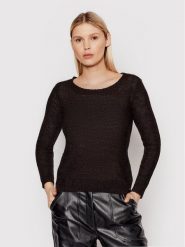 ONLY Sweter Geen 15113356 Czarny Regular Fit. Czarne swetry damskie Only, m, bez wzorów, z syntetyku, bez kołnierzyka, bez ramiączek, bez kaptura. Za 99.99 zł.