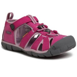 Sandały Keen. Czerwone sandały dziewczęce Keen, bez zapięcia. Za 209.99 zł.