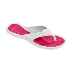 Beco japonki damskie biało-różowe. Białe klapki damskie 47 Brand, bez wzorów, sportowe, bez obcasa. Za 192.99 zł.