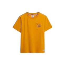 Koszulka damska Superdry Vintage Prep. Żółte t-shirty damskie Superdry., l, bez wzorów, z materiału, klasyczne, bez kołnierzyka. Za 196.95 zł.