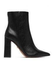 Nine West Botki CEO-HANA-02 Czarny. Czarne botki damskie Nine West, bez obcasa, na słupku, bez zapięcia. Za 279.99 zł.