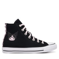 Trampki Converse. Czarne trampki i tenisówki damskie Converse, bez wzorów, retro, bez zapięcia. Za 399.99 zł.