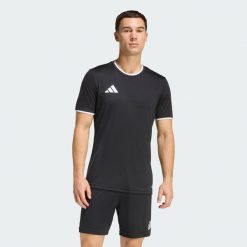 Koszulka Entrada26. Białe koszulki sportowe męskie Adidas, bez wzorów, bez kołnierzyka, bez ramiączek, do piłki nożnej, climacool (adidas). Za 79.95 zł.