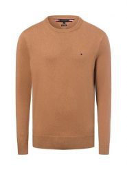 Tommy Hilfiger Sweter z dodatkiem kaszmiru Mężczyźni Bawełna beżowy, XXL. Brązowe swetry przez głowę męskie Tommy Hilfiger, m, bez wzorów, z bawełny, bez kołnierzyka. Za 429.95 zł.