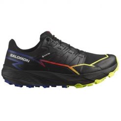 Buty do biegania męskie Salomon Thundercross Gtx Gore-tex. Czarne buty sportowe męskie Salomon, z gore-texu, bez zapięcia, do biegania, gore-tex. Za 659.99 zł.