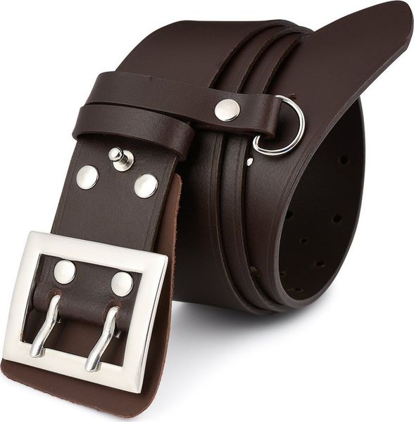 Beltimore Pasek męski oficerski wojskowy solidny Beltimore W42 brązowy. Brązowe paski damskie Beltimore, bez wzorów, militarne. Za 74.79 zł.