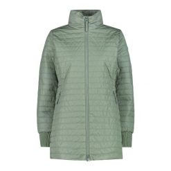 Damska długa kurtka CMP. Niebieskie kurtki sportowe damskie CMP, bez wzorów, z puchu, bez kaptura, trekkingowe. Za 543.50 zł.