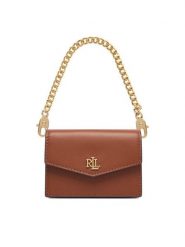 LAUREN RALPH LAUREN Torebka 432P11755001 Brązowy. Brązowe kopertówki damskie Lauren Ralph Lauren, bez wzorów, ze skóry, bez dodatków. Za 579.99 zł.